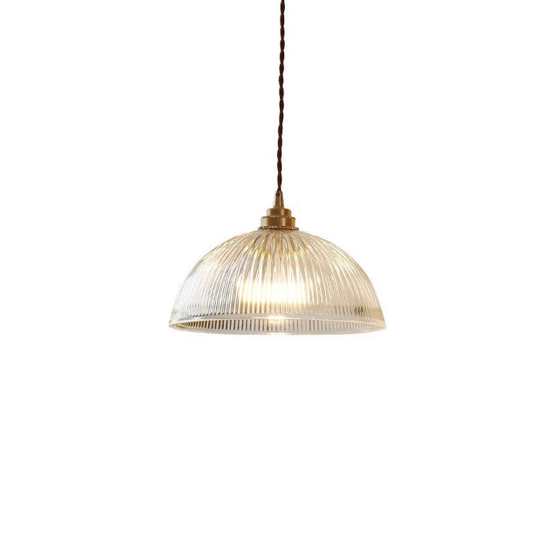 Glass Dome Pendant Light | Kitchen Ambience | Clear Glass Modern Design | Lologe
