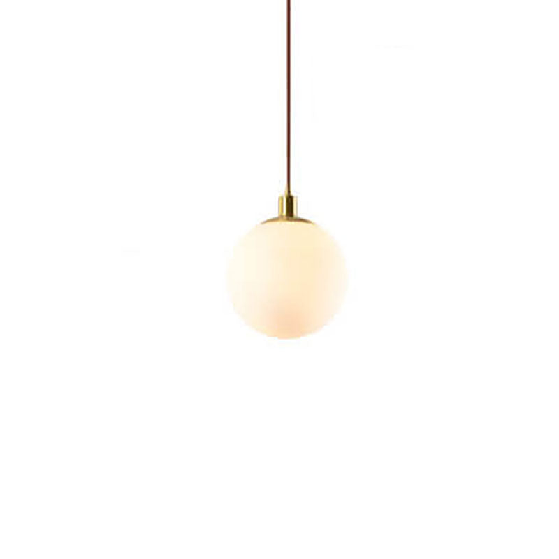 White Globe Pendant Light | Living Room Scandinavian Minimalist Design | Lologe