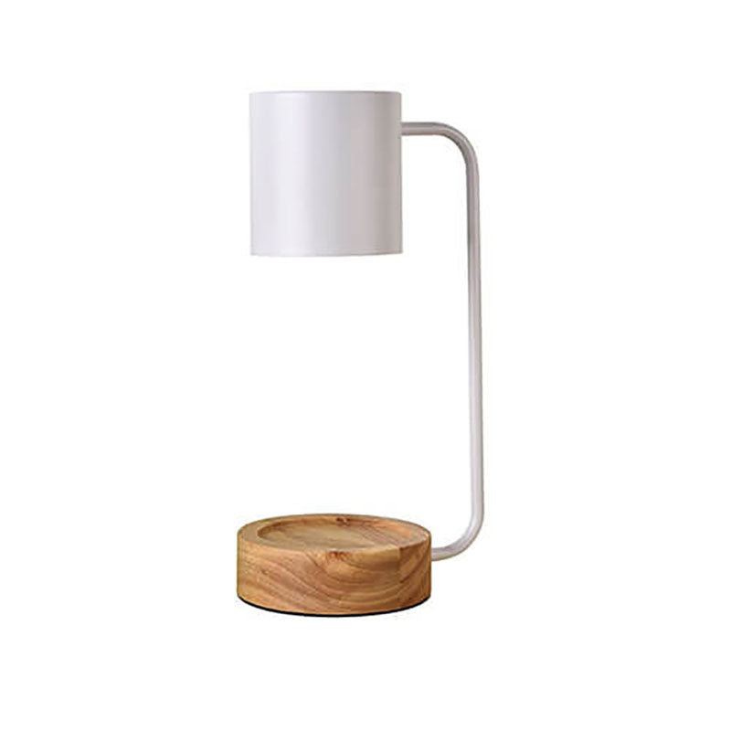 Minimalist Wood Wax Melt Table Lamp | Dimming Timer for Bedroom | Lologe