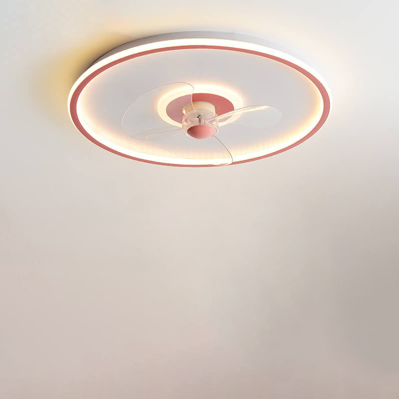 LED Ceiling Fan Light | Minimalist Acrylic Round | Flush Mount | Lologe