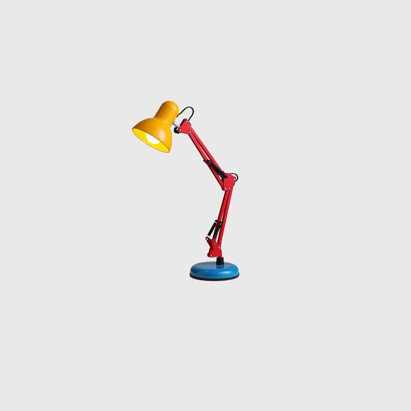 Modern Iron Table Lamp | Study Office | Half Circle Design | 1-Light | Memphis Style | Decor | Lologe