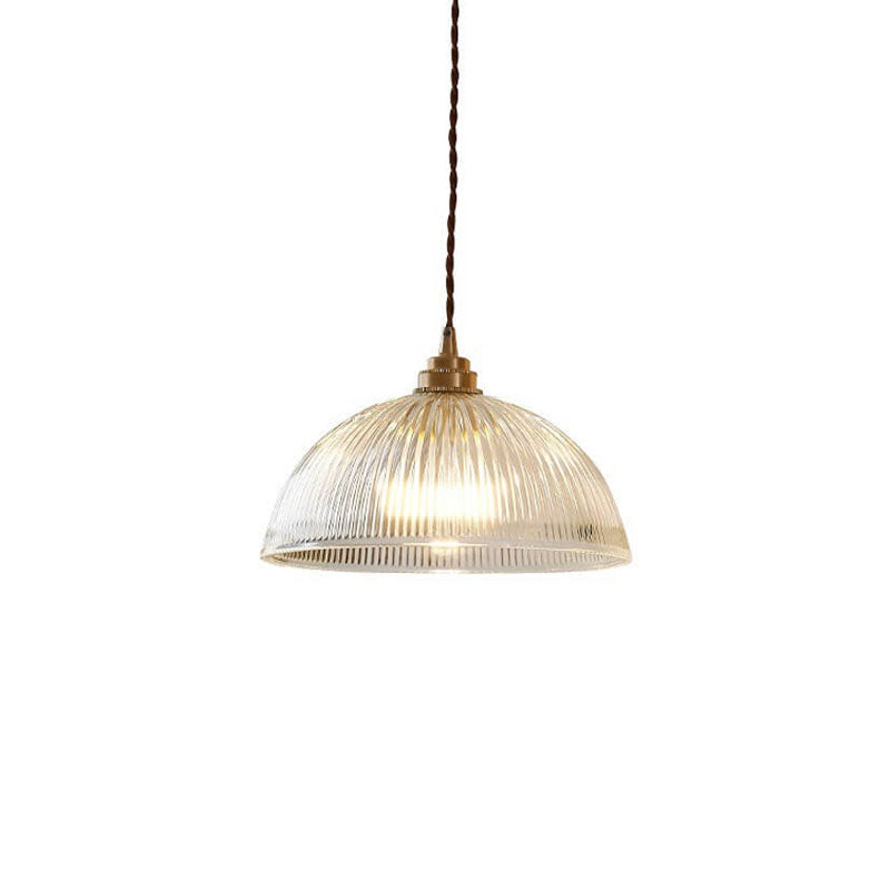 Glass Dome Pendant Light | Kitchen Ambience | Clear Glass Modern Design | Lologe