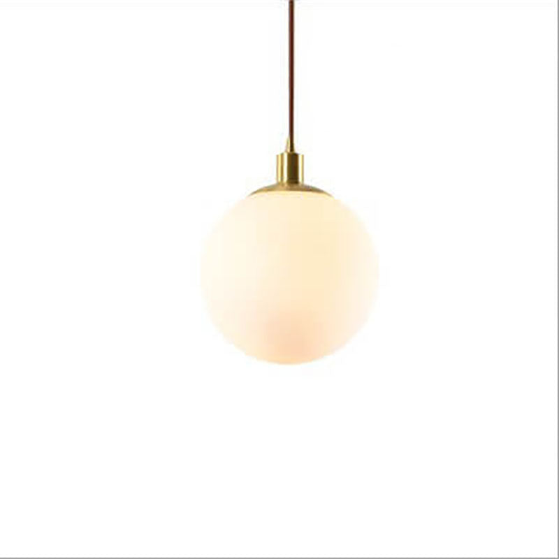 White Globe Pendant Light | Living Room Scandinavian Minimalist Design | Lologe