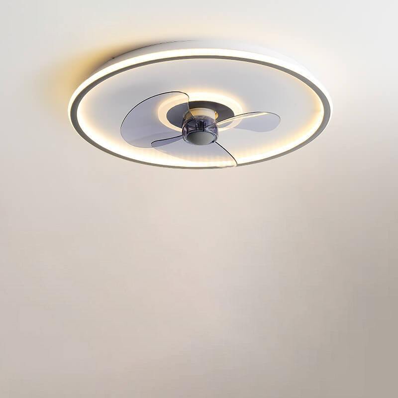 LED Ceiling Fan Light | Minimalist Acrylic Round | Flush Mount | Lologe
