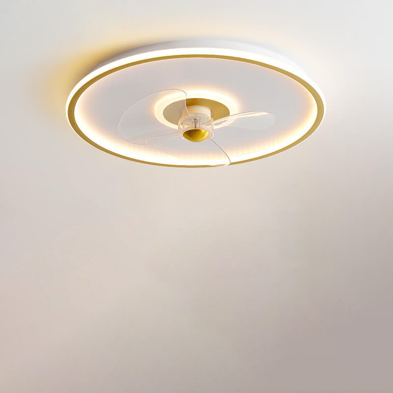 LED Ceiling Fan Light | Minimalist Acrylic Round | Flush Mount | Lologe