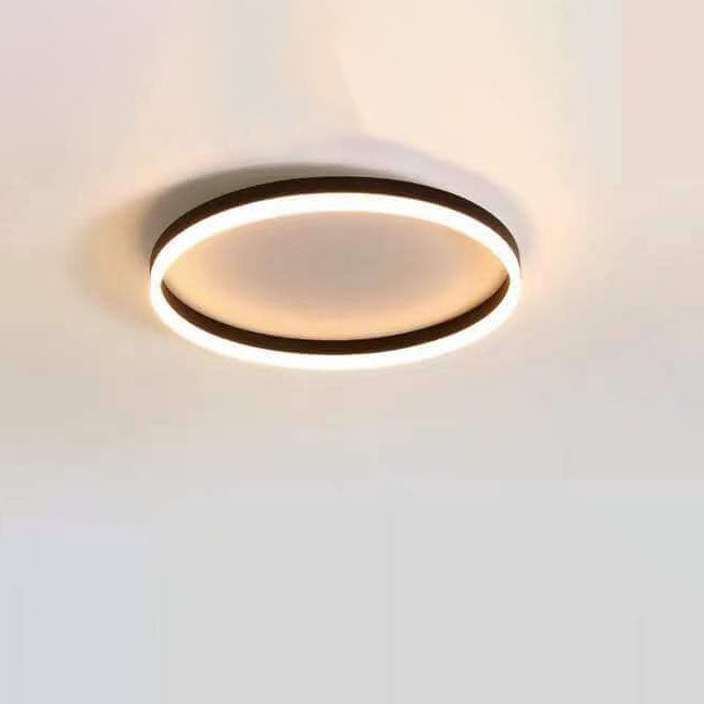 Nordic LED Flush Mount Ceiling Light | Circle Ring | Iron Acrylic | Minimalist Modern | Lologe