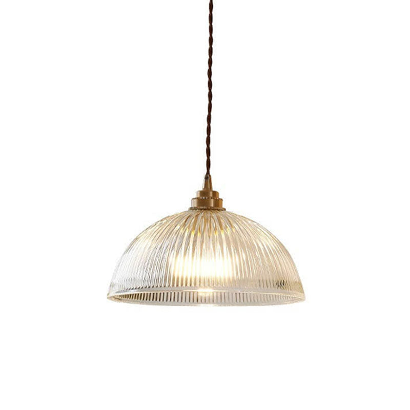 Glass Dome Pendant Light | Kitchen Ambience | Clear Glass Modern Design | Lologe