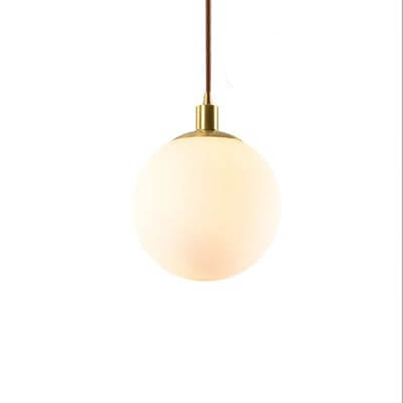 White Globe Pendant Light | Living Room Scandinavian Minimalist Design | Lologe