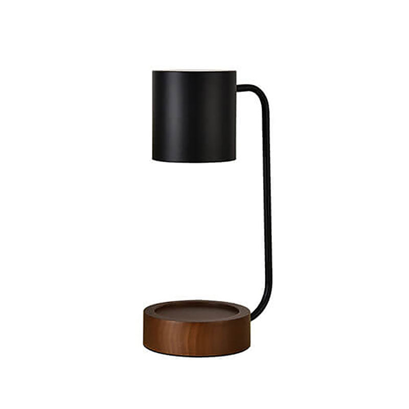 Minimalist Wood Wax Melt Table Lamp | Dimming Timer for Bedroom | Lologe