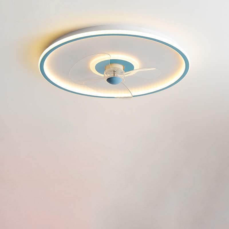 LED Ceiling Fan Light | Minimalist Acrylic Round | Flush Mount | Lologe