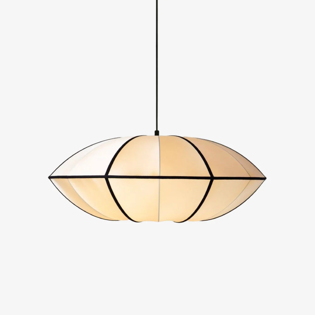 Silk Pendant Light | Dining Room Bedroom Soft Fabric Shade Modern Design | Lologe