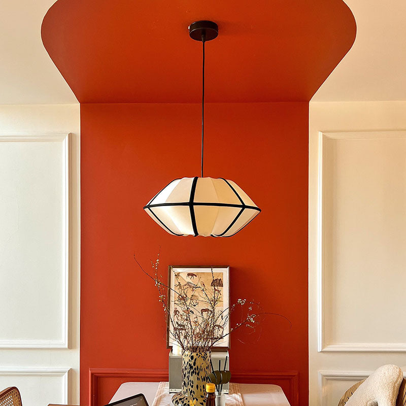 Silk Pendant Light | Dining Room Bedroom Soft Fabric Shade Modern Design | Lologe