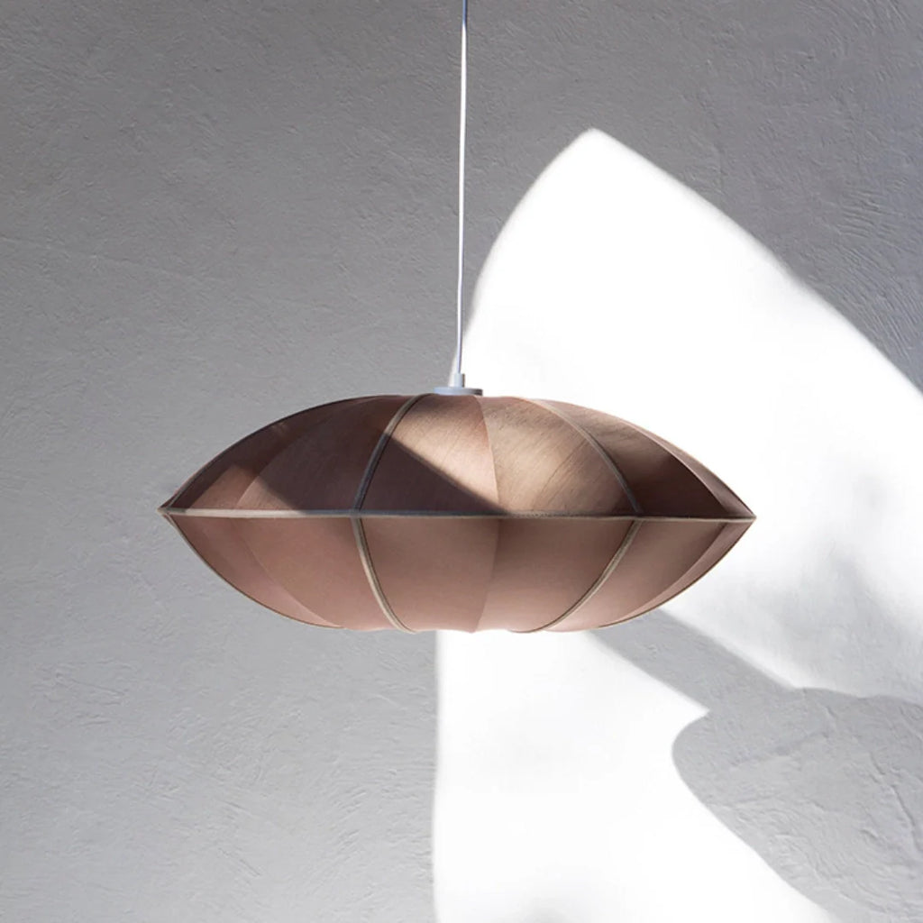 Silk Pendant Light | Dining Room Bedroom Soft Fabric Shade Modern Design | Lologe