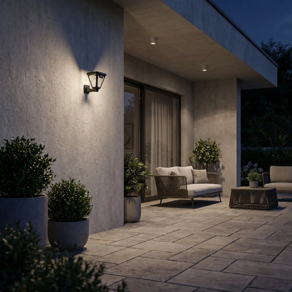 Solumix - Solar LED Wall Light With Motion Sensor- Motion-Triggered Lighting