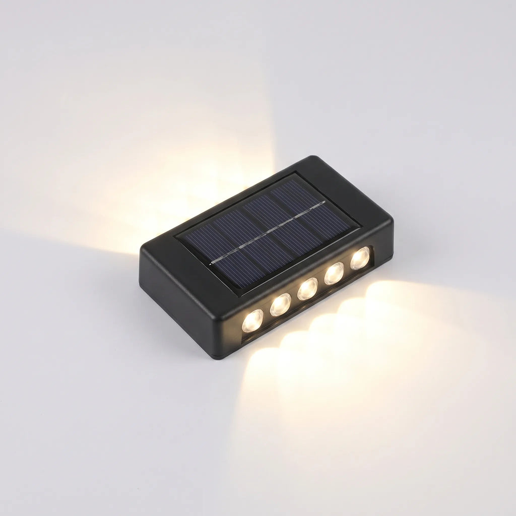 Soluxe - Solar LED Up-Down Wall Light- Accent Wall Lighting