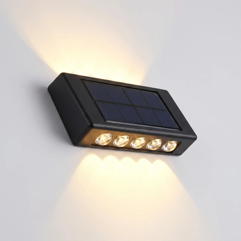 Soluxe - Solar LED Up-Down Wall Light- Accent Wall Lighting