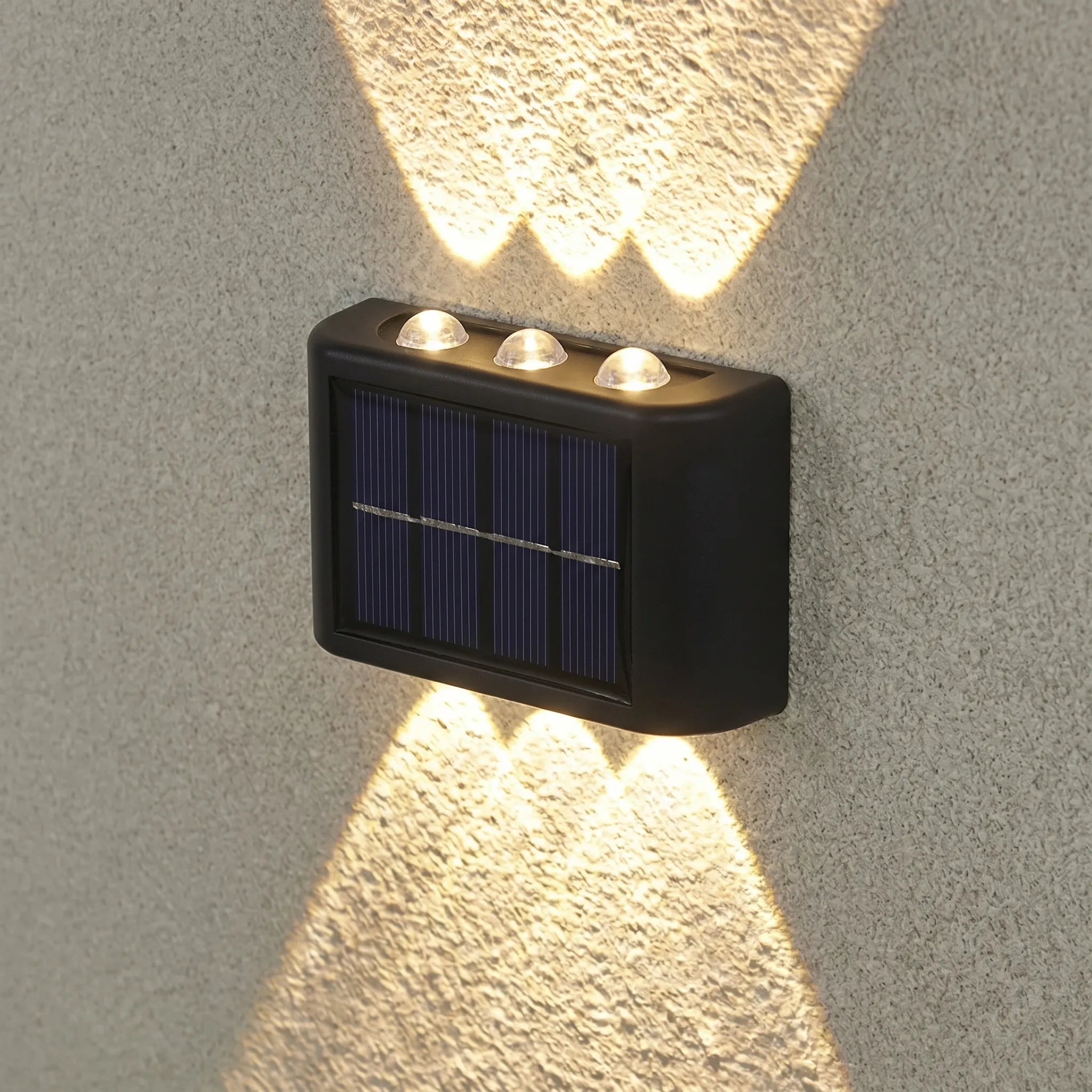 Soluxe - Solar LED Up-Down Wall Light- Accent Wall Lighting