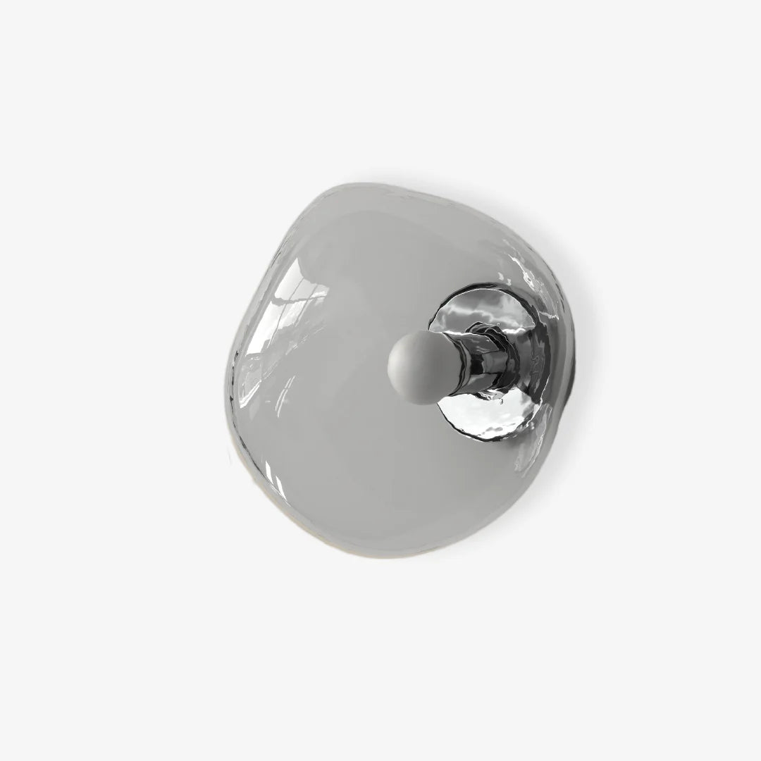 Glass Wall Lamp | Modern Space-Inspired Sconce for Bedroom & Hallway | Lologe