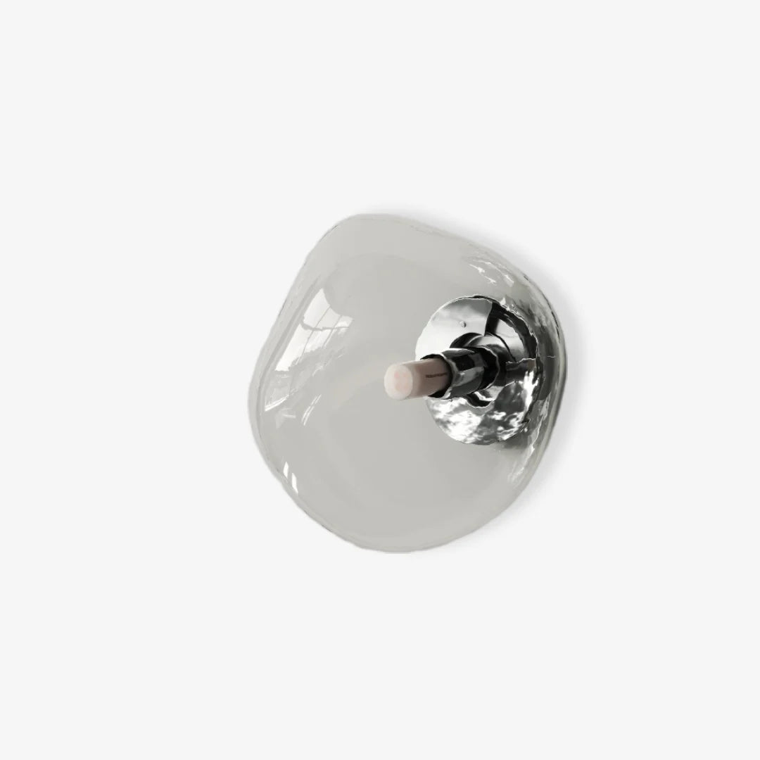 Glass Wall Lamp | Modern Space-Inspired Sconce for Bedroom & Hallway | Lologe