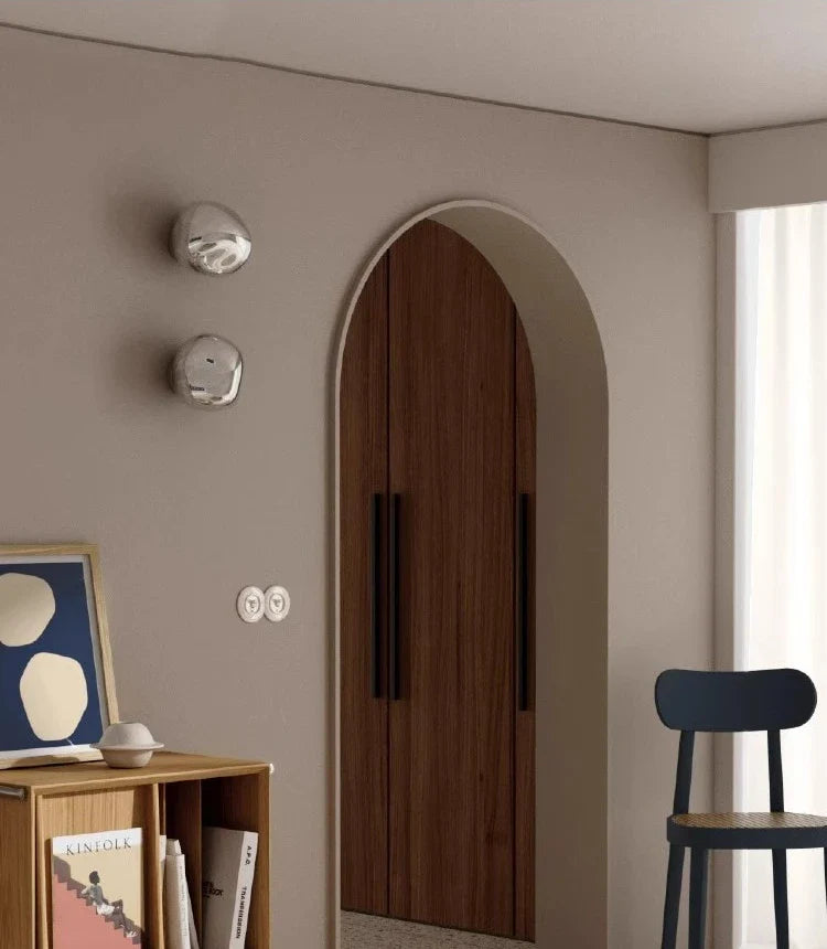 Glass Wall Lamp | Modern Space-Inspired Sconce for Bedroom & Hallway | Lologe