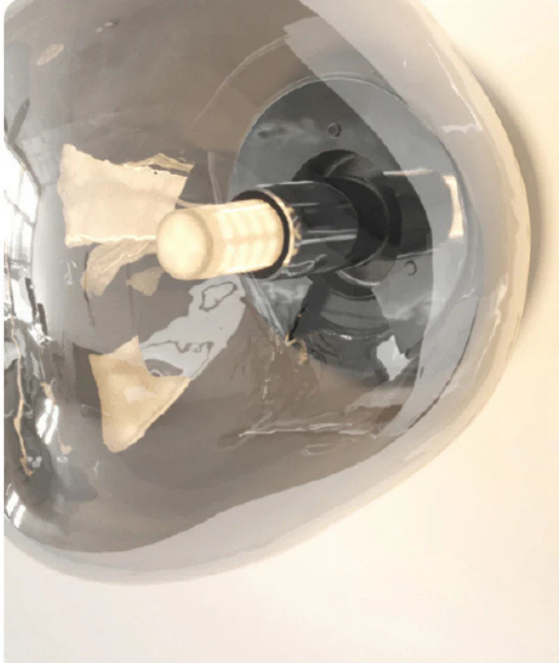 Glass Wall Lamp | Modern Space-Inspired Sconce for Bedroom & Hallway | Lologe
