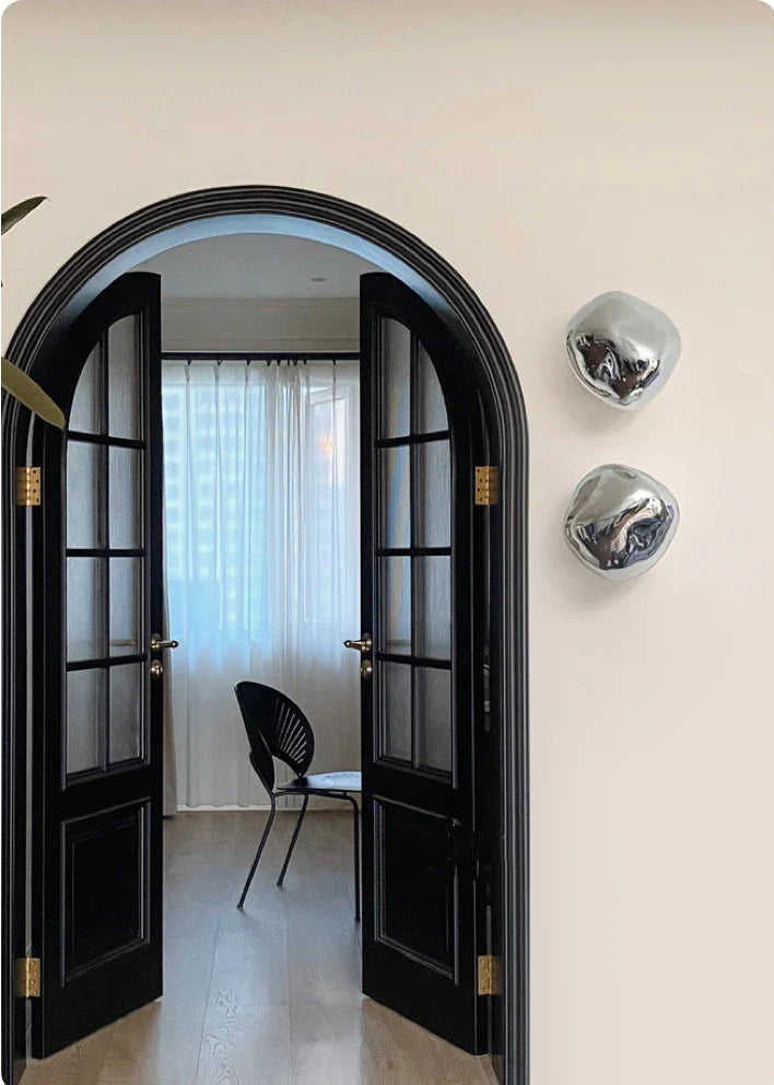 Glass Wall Lamp | Modern Space-Inspired Sconce for Bedroom & Hallway | Lologe