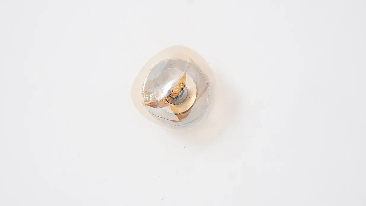 Glass Wall Lamp | Modern Space-Inspired Sconce for Bedroom & Hallway | Lologe