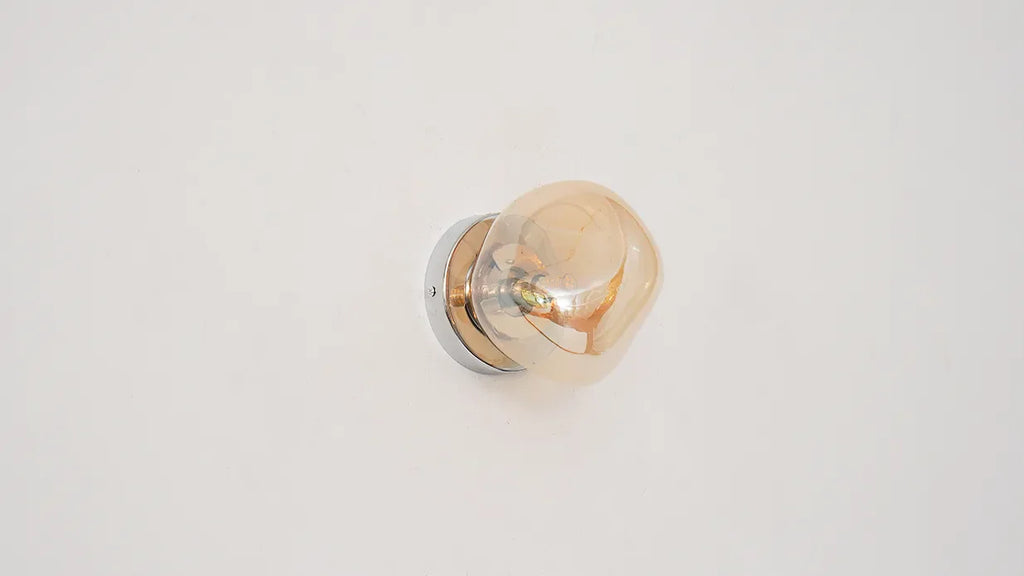 Glass Wall Lamp | Modern Space-Inspired Sconce for Bedroom & Hallway | Lologe