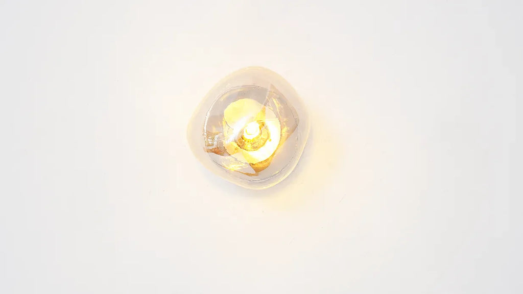 Glass Wall Lamp | Modern Space-Inspired Sconce for Bedroom & Hallway | Lologe
