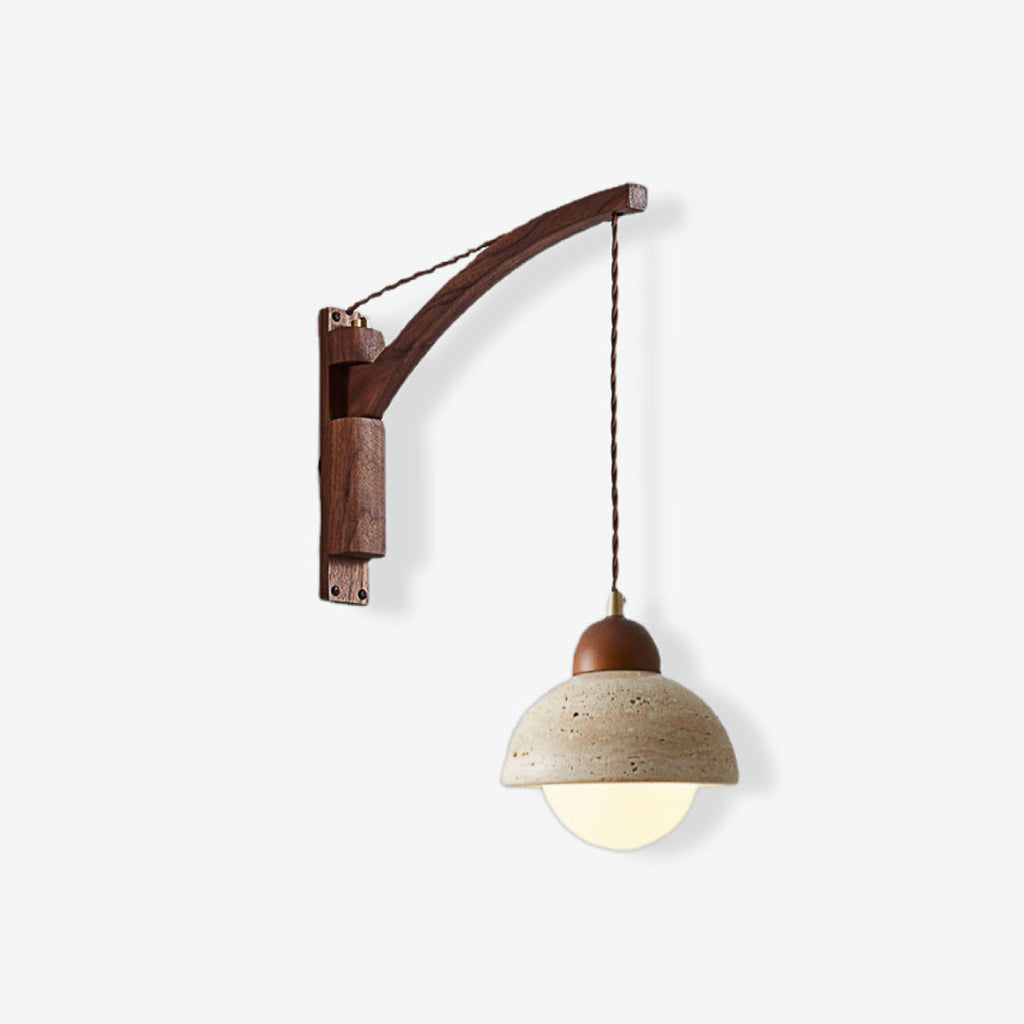 Adjustable Wall Lamp | Telescopic Swing Arm Sconce for Bedroom Lighting | Lologe