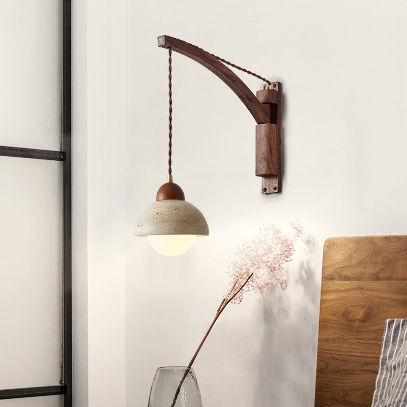 Adjustable Wall Lamp | Telescopic Swing Arm Sconce for Bedroom Lighting | Lologe