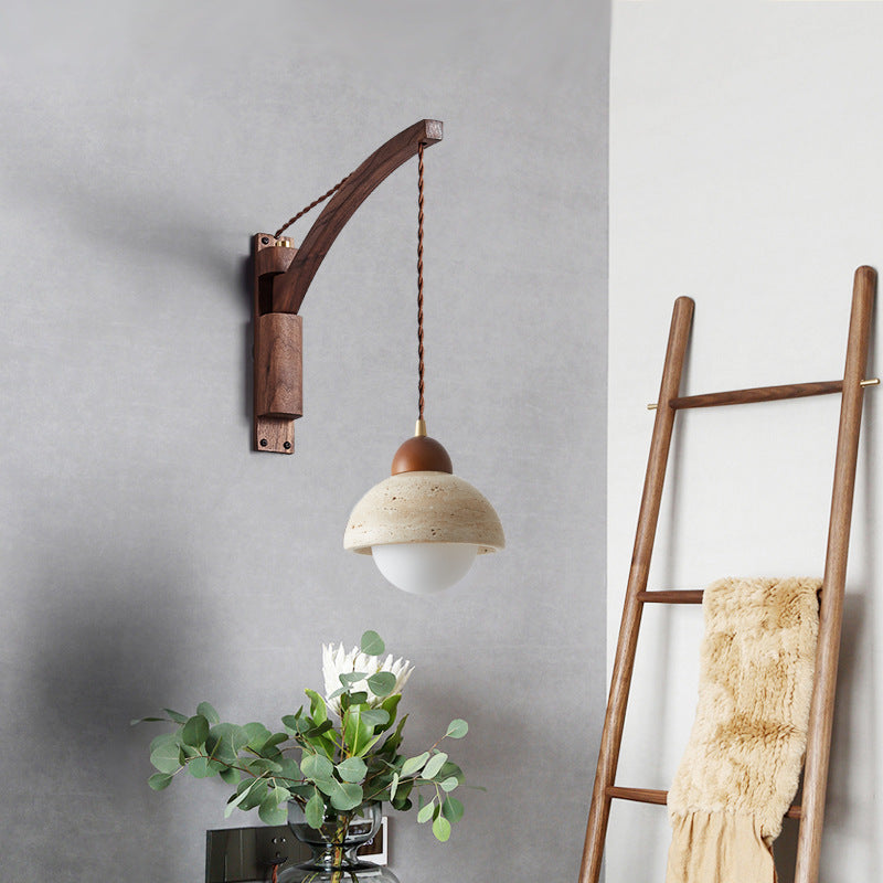 Adjustable Wall Lamp | Telescopic Swing Arm Sconce for Bedroom Lighting | Lologe