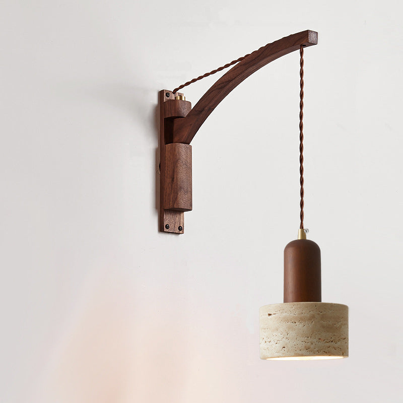 Adjustable Wall Lamp | Telescopic Swing Arm Sconce for Bedroom Lighting | Lologe