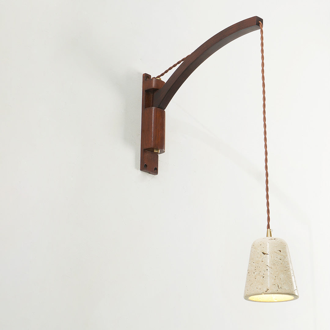 Adjustable Wall Lamp | Telescopic Swing Arm Sconce for Bedroom Lighting | Lologe