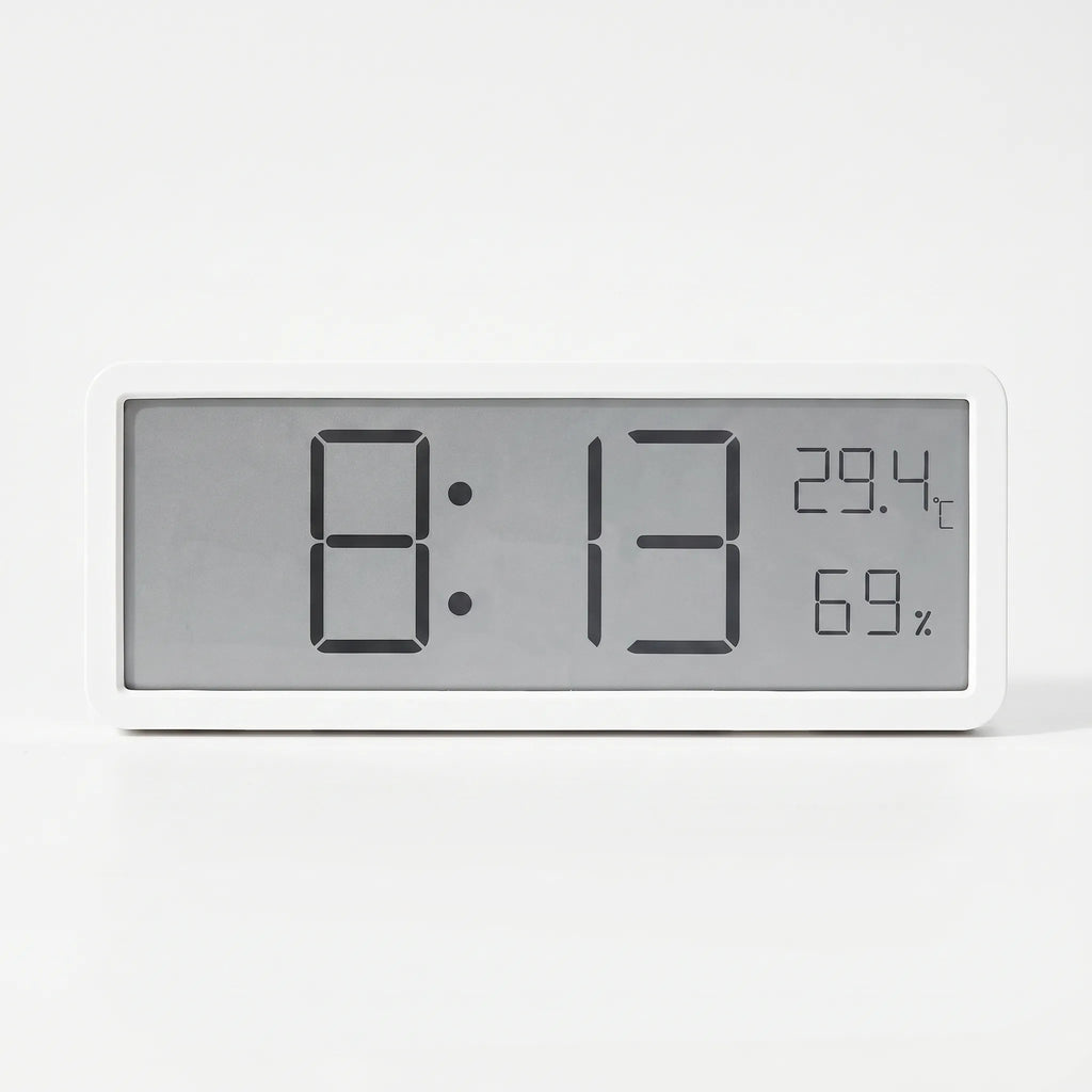 Tempora - LCD Digital Wall Clock With Sensor Display- Track Time Instantly