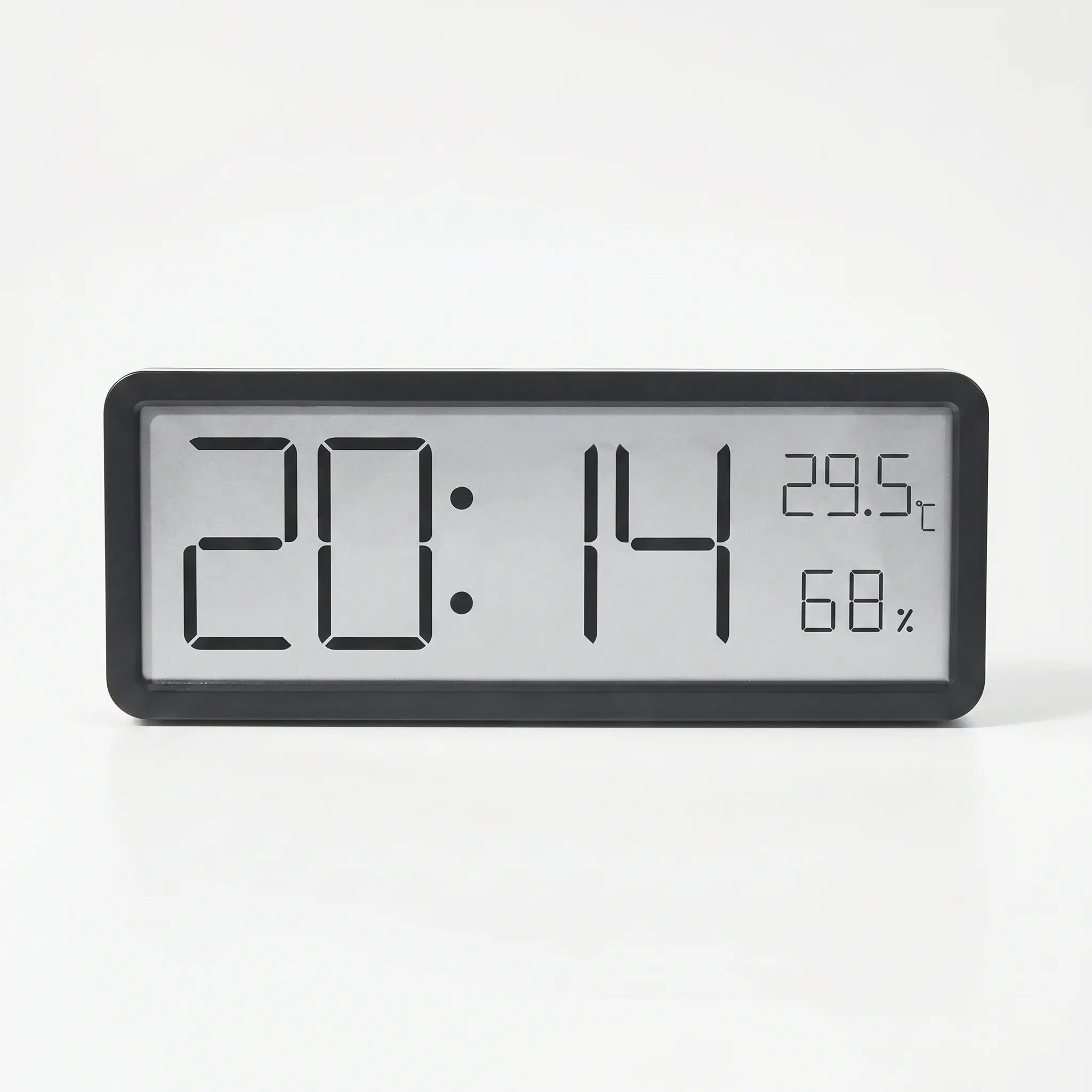 Tempora - LCD Digital Wall Clock With Sensor Display- Track Time Instantly
