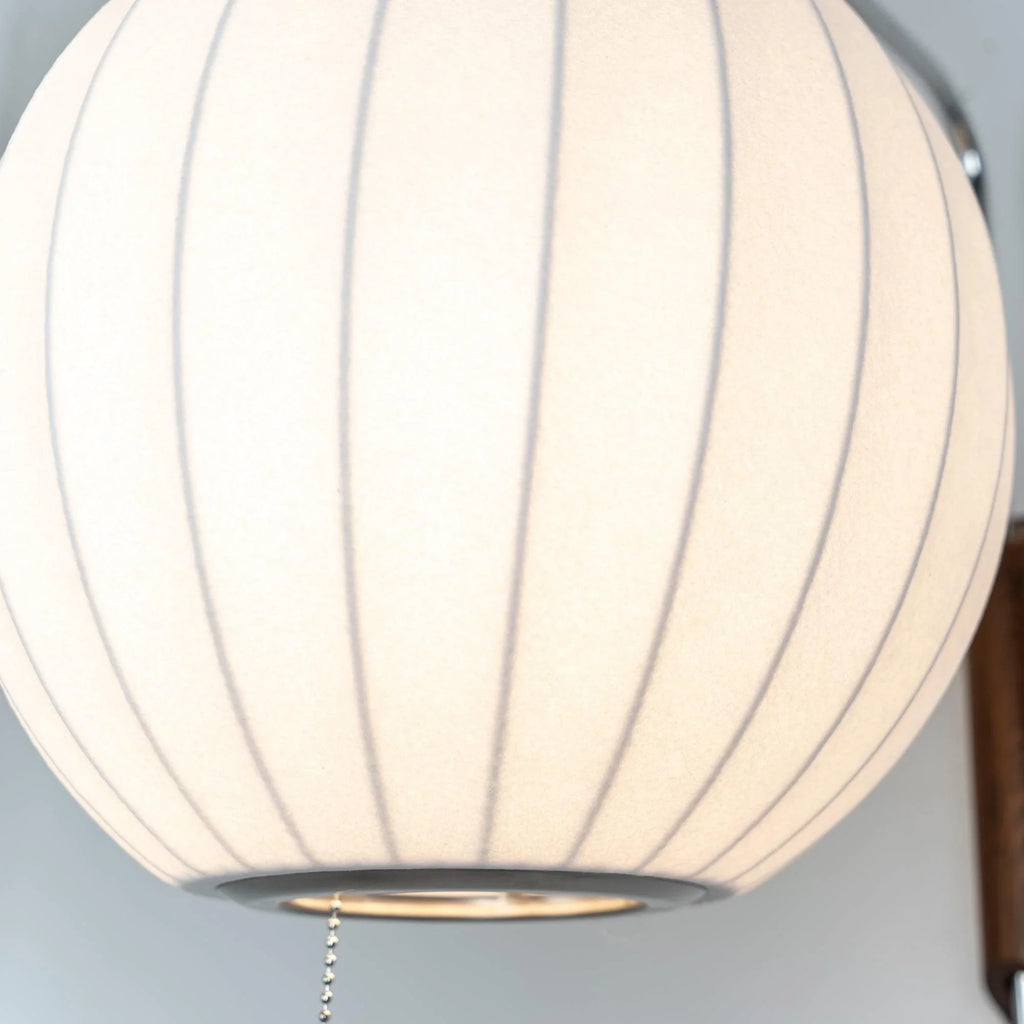 Silk Wall Lamp | Wabi-Sabi Sconce for Bedroom & Hallway Lighting | Lologe