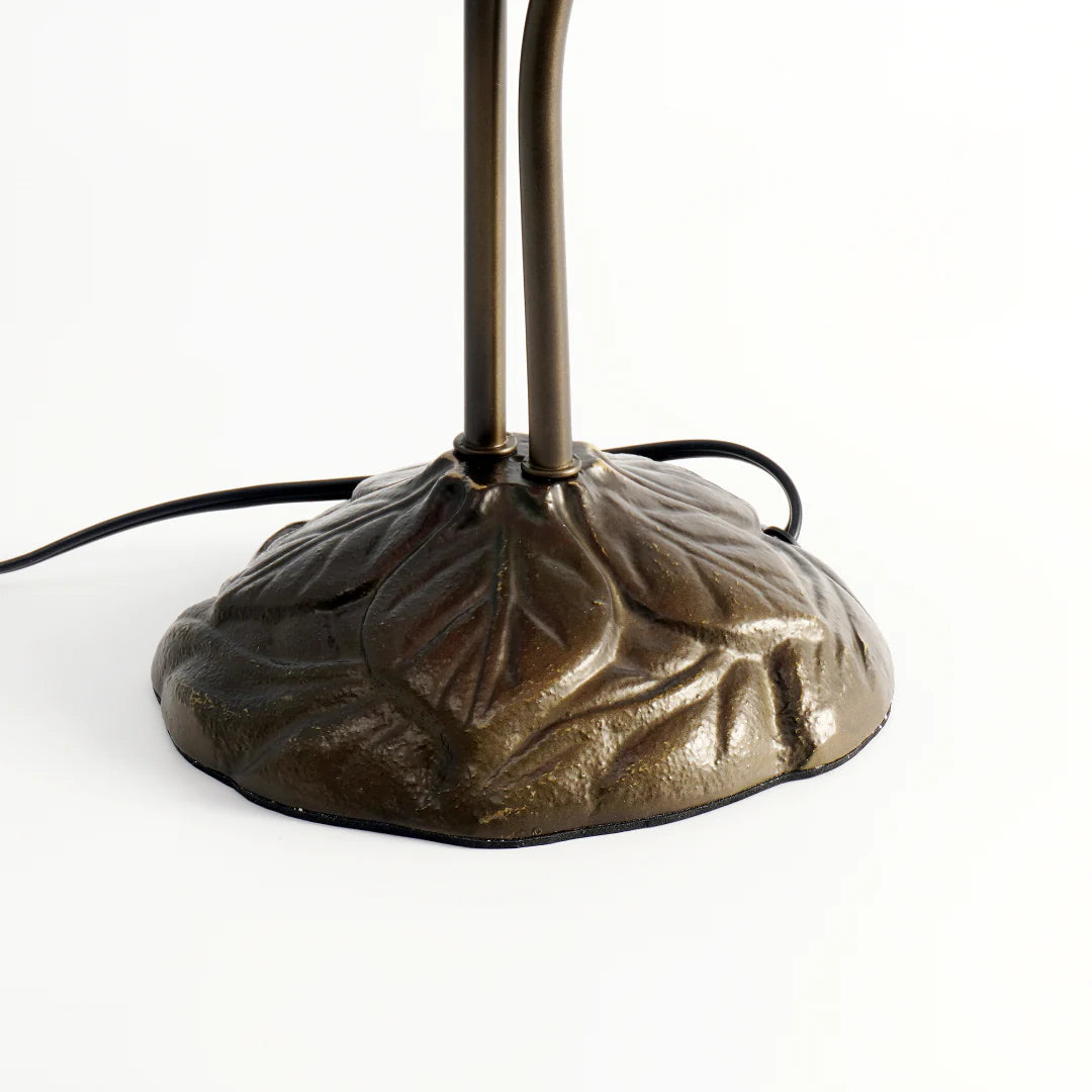 Flower Table Lamp | Bedroom Living Room Metal Glass Floral Design | Lologe