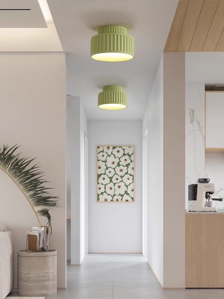 Flush Mount Ceiling Light | Living Room Bedroom Modern Glass Design | Lologe