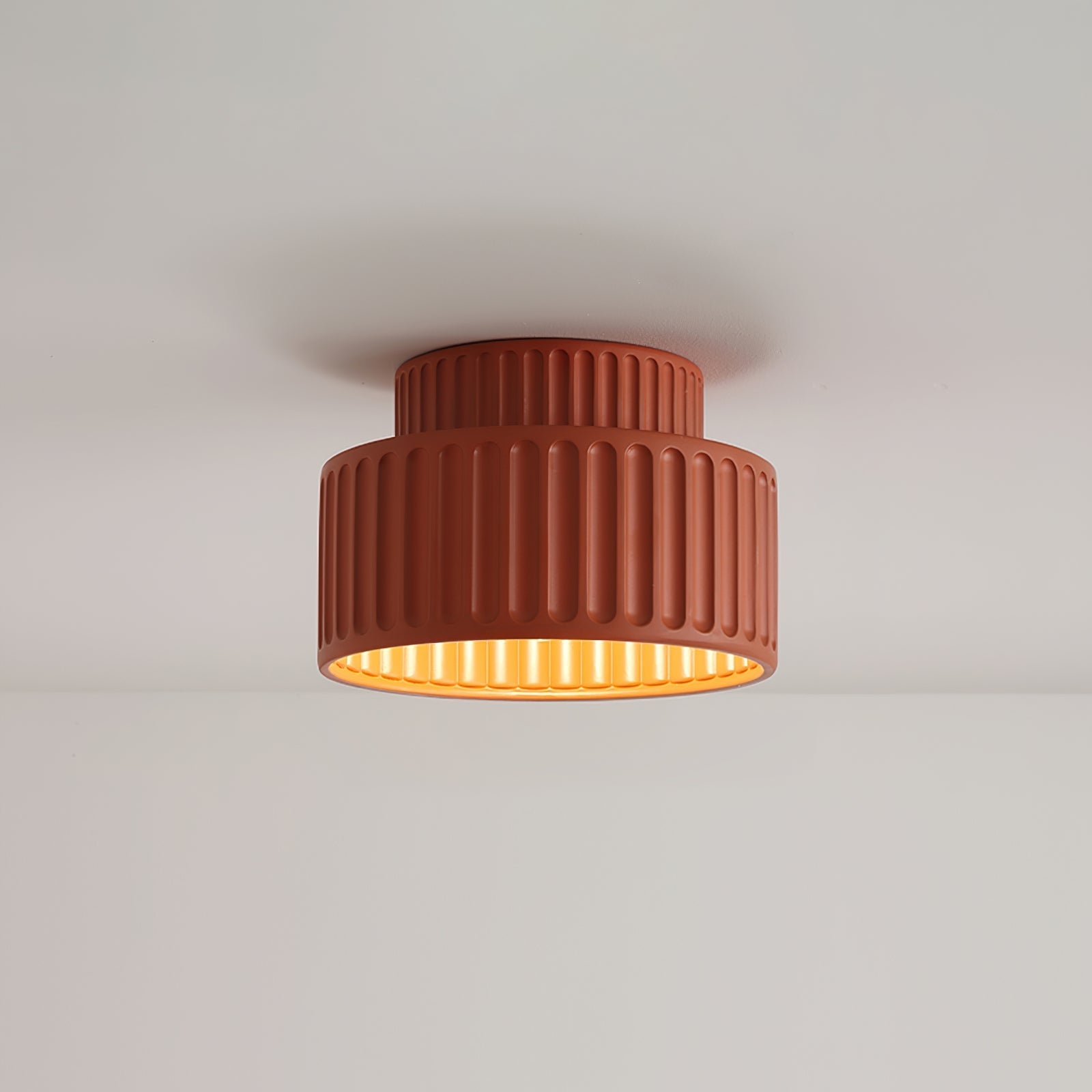 Flush Mount Ceiling Light | Living Room Bedroom Modern Glass Design | Lologe