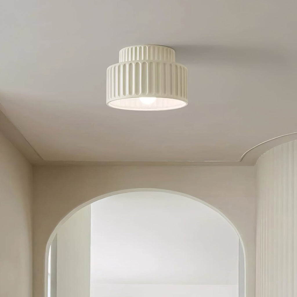 Flush Mount Ceiling Light | Living Room Bedroom Modern Glass Design | Lologe