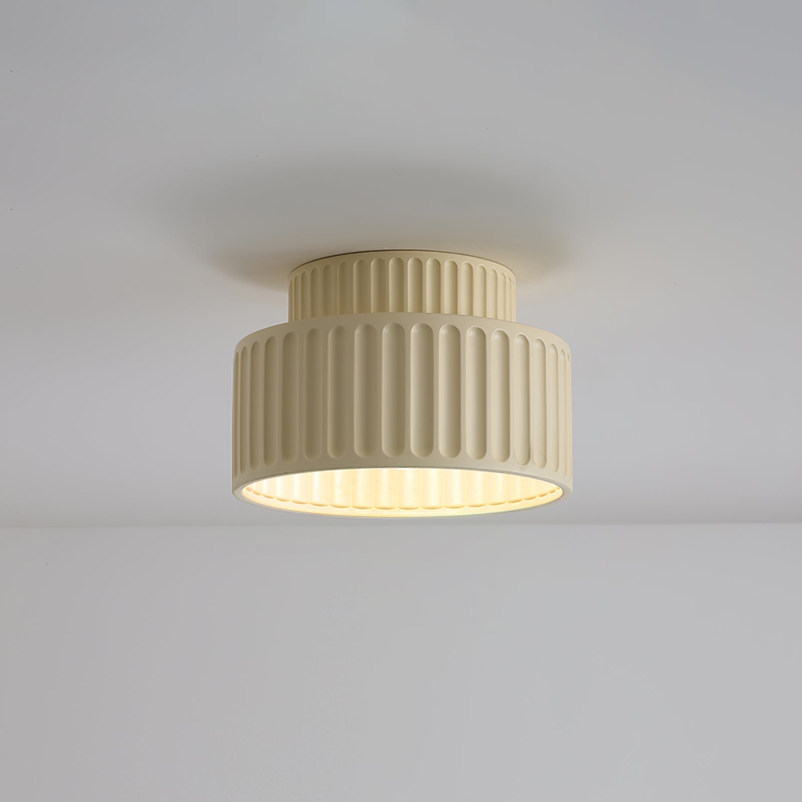 Flush Mount Ceiling Light | Living Room Bedroom Modern Glass Design | Lologe