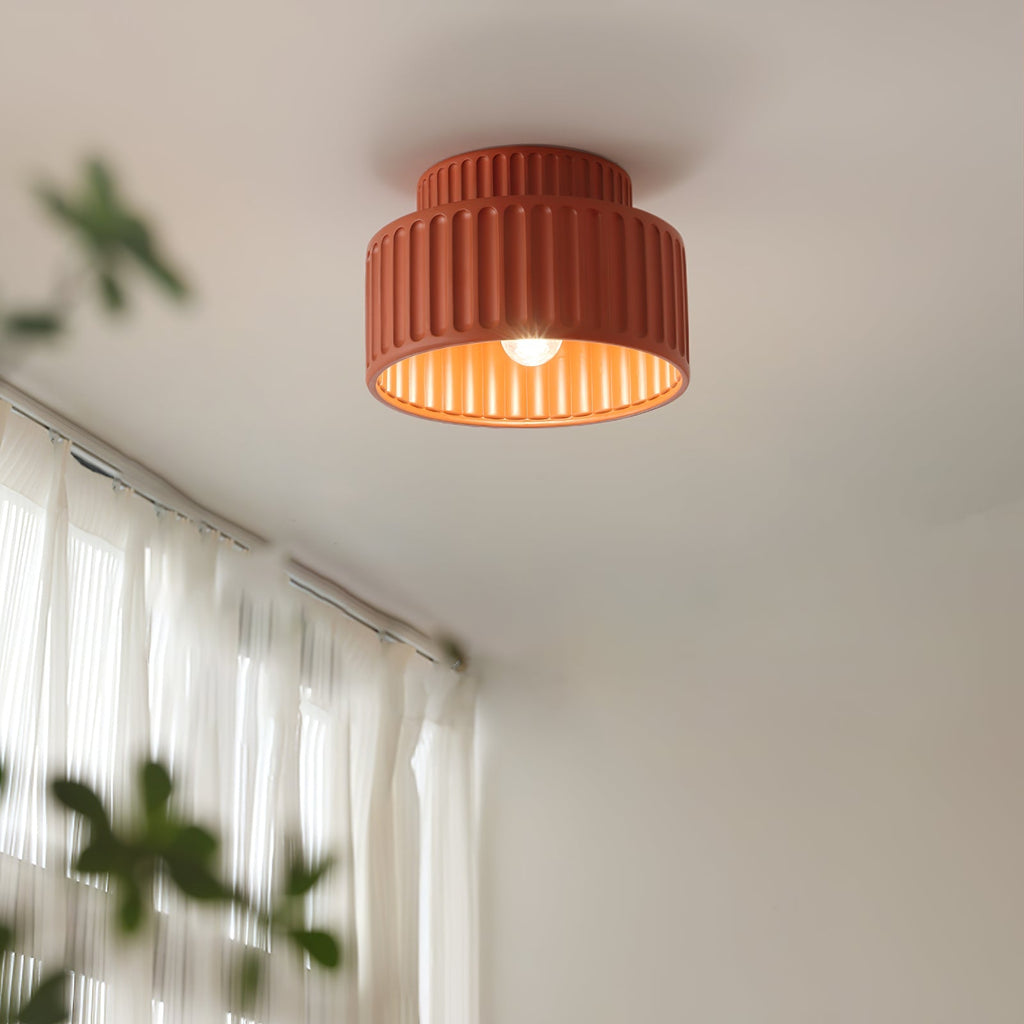 Flush Mount Ceiling Light | Living Room Bedroom Modern Glass Design | Lologe