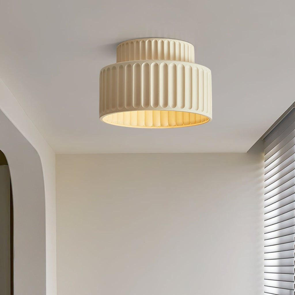 Flush Mount Ceiling Light | Living Room Bedroom Modern Glass Design | Lologe