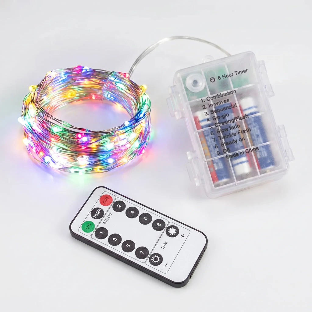 Twinklux - Battery-Powered LED Fairy String Lights- Decorative Event Lighting