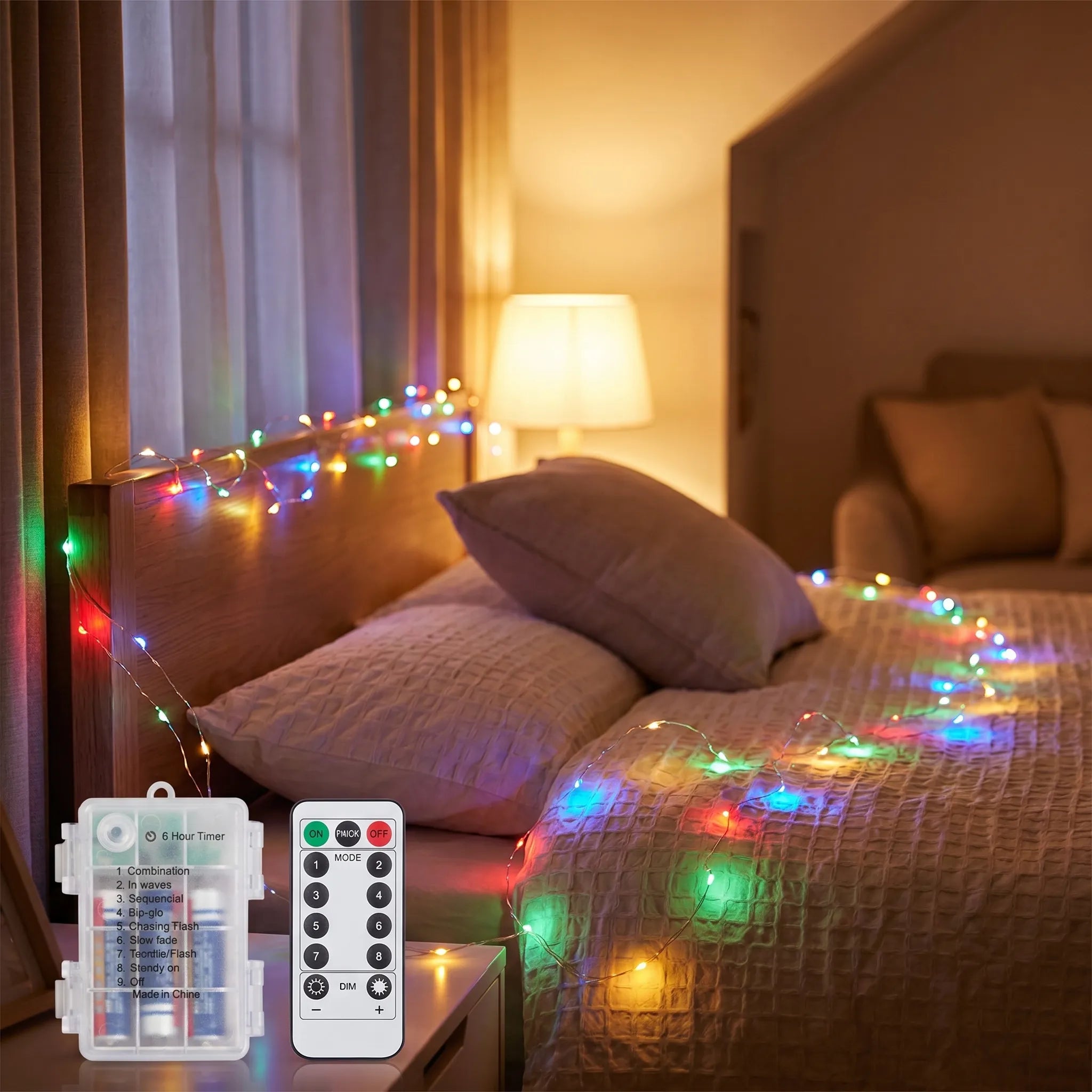Twinklux - Battery-Powered LED Fairy String Lights- Decorative Event Lighting