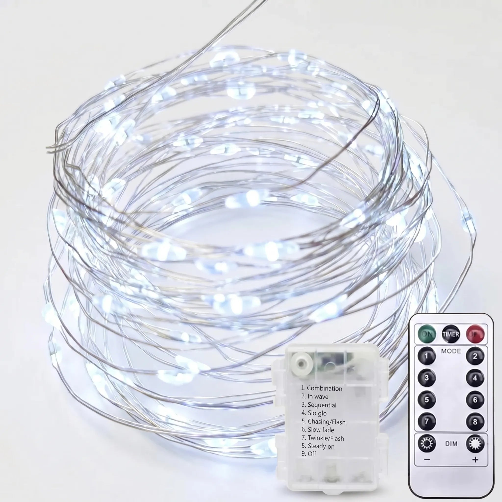 Twinklux - Battery-Powered LED Fairy String Lights- Decorative Event Lighting