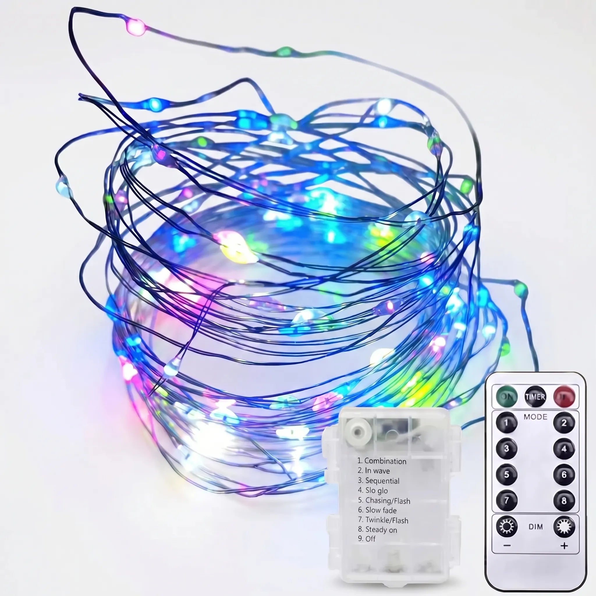 Twinklux - Battery-Powered LED Fairy String Lights- Decorative Event Lighting