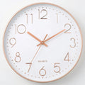Tymvex - Round Minimalist Quartz Wall Clock- Tracking Time At Home