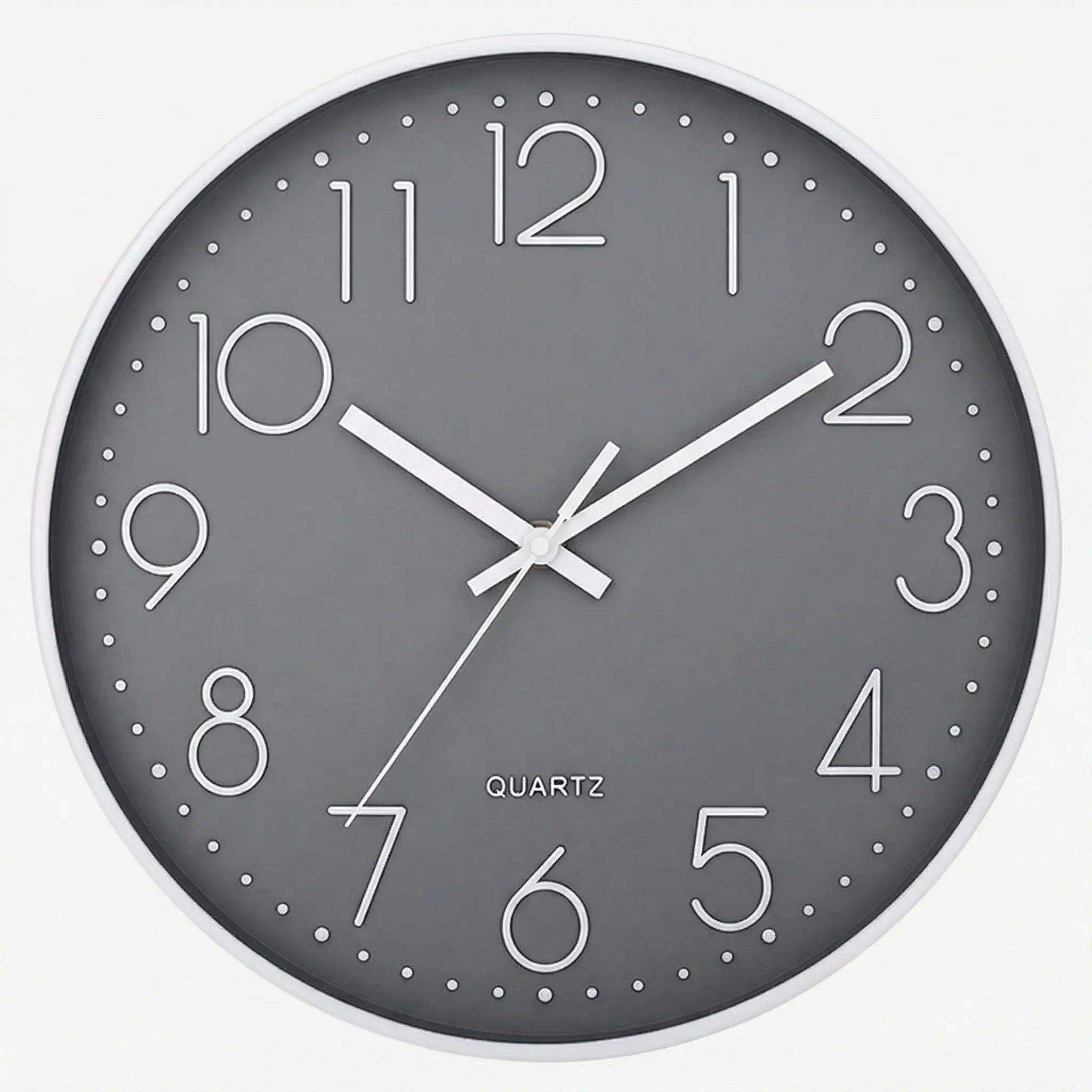 Tymvex - Round Minimalist Quartz Wall Clock- Tracking Time At Home